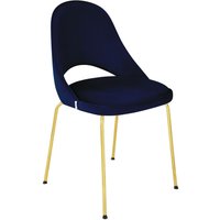 COSTA GOLD - Vierfußstuhl Dunkelblau