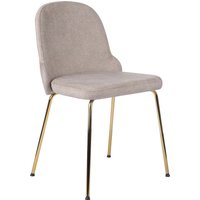 BELLA GOLD S - Vierfußstuhl Taupe