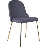 BELLA GOLD S - Vierfußstuhl Blaugrau
