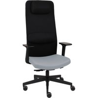 Mike2B - Profi Bürostuhl Schwarz/Grau