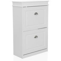 ESTHA 2 - Schuhschrank Weiß