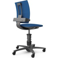 AERIS 3DEE - Swopper Standard Mikrofaser Gestell Schwarz Blau