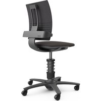 AERIS 3DEE - Swopper Standard Wollmischung meliert Gestell Schwarz Schwarz