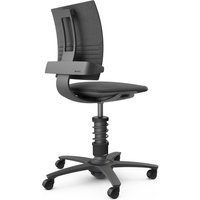 AERIS 3DEE - Swopper Standard Polyester Gestell Schwarz Melange Grau meliert