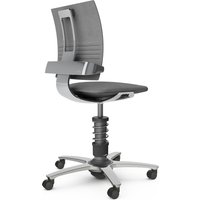 AERIS 3DEE - Swopper Standard Mikrofaser Gestell Hochglanz poliert Grau