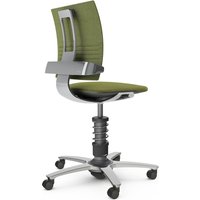 AERIS 3DEE - Swopper Standard Wollmischung meliert Gestell Hochglanz poliert Grün