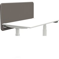 Tystiq | 140 cm | M - Trennwand Granitgrau/Weiß
