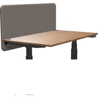 Tystiq | 140 cm | M - Trennwand Granitgrau/Schwarz