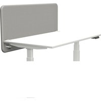 Tystiq | 140 cm | M - Trennwand Hellgrau/Weiß