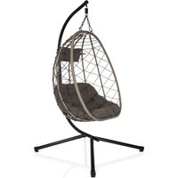 COCOVA - Outdoor Stuhl Schwarz/Grau