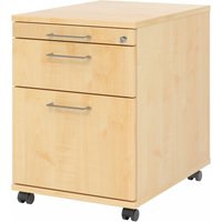 SIGNA AC20 BS - Rollcontainer Ahorn Bügelgriff Metall