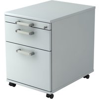 SIGNA AC20 CE - Rollcontainer Grau Chromgriff Metall