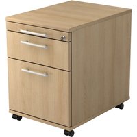 SIGNA AC20 RE - Rollcontainer Eiche Relinggriff Kunststoff