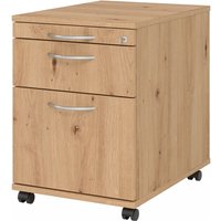 SIGNA AC20 BM - Rollcontainer Asteiche Bogengriff Metall