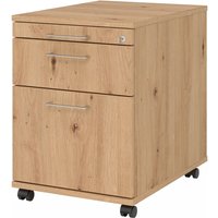 SIGNA AC20 BS - Rollcontainer Asteiche Bügelgriff Metall