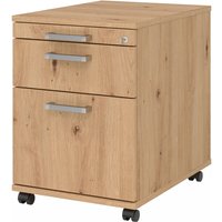 SIGNA AC20 CE - Rollcontainer Asteiche Chromgriff Metall