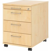 SIGNA AC30 BS - Rollcontainer Ahorn Bügelgriff Metall