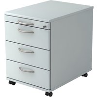 SIGNA AC30 BM - Rollcontainer Grau Bogengriff Metall