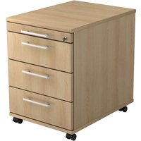 SIGNA AC30 RE - Rollcontainer Eiche Relinggriff Kunststoff