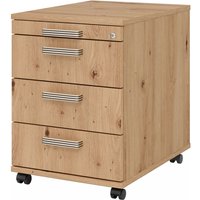 SIGNA AC30 SG - Rollcontainer Asteiche Streifengriff Kunststoff