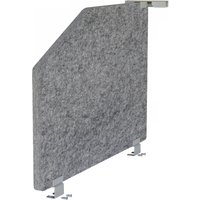 ARS 1 | Akustik-Mittelwand | Grau meliert - Zubehör Grau meliert