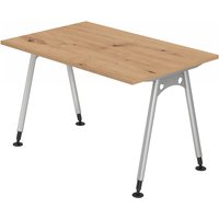 ATOS 12 S | Schreibtisch - 120 x 80 höhenverstellbar Asteiche