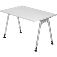 ATOS 12 S | Schreibtisch - Weiß 120 x 80 höhenverstellbar
