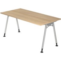 ATOS 16 S | Schreibtisch - 160 x 80 Eiche höhenverstellbar
