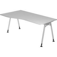 ATOS 18 S | Schreibtisch - Grau 180 x 100 höhenverstellbar