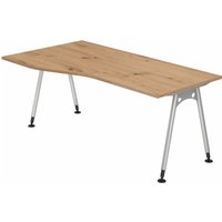 ATOS 18 S | Schreibtisch - 180 x 100 höhenverstellbar Asteiche