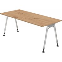 ATOS 19 S | Schreibtisch - 180 x 80 höhenverstellbar Asteiche