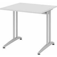 BELA 8 S | Schreibtisch - Grau 80 x 80