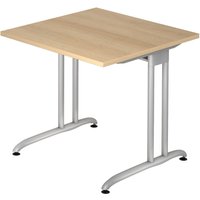 BELA 8 S | Schreibtisch - 80 x 80 Eiche