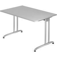BELA 12 S | Schreibtisch - Grau 120 x 80
