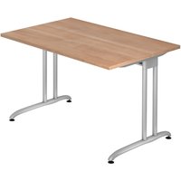 BELA 12 S | Schreibtisch - 120 x 80 Nussbaum