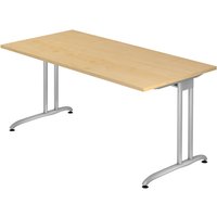 BELA 16 S | Schreibtisch - Ahorn 160 x 80