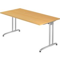 BELA 16 S | Schreibtisch - Buche 160 x 80