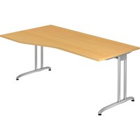 BELA 18 S | Schreibtisch - Buche 180 x 100