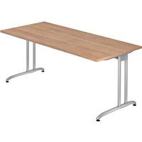 BELA 19 S | Schreibtisch - 180 x 80 Nussbaum