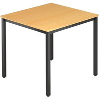 DORAN DQ08 D - Buche 80 x 80 mit Vierkant-Rohr/Schwarz