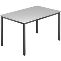 DORAN DQ12 D - Grau 120 x 80 mit Vierkant-Rohr/Schwarz