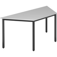 DORAN DQTR D - Grau 160 x 69 mit Vierkant-Rohr/Schwarz