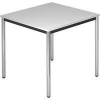DORAN DR08 C - Grau 80 x 80 mit Rund-Rohr/Chrom