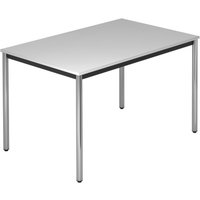 DORAN DR12 C - Grau 120 x 80 mit Rund-Rohr/Chrom