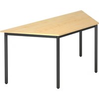 DORAN DRTR D - Ahorn 160 x 69 mit Rund-Rohr/Schwarz