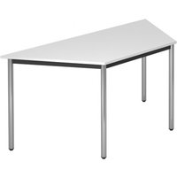 DORAN DRTR C - Weiß 160 x 69 mit Rund-Rohr/Chrom