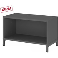 FlexWall | 1 OH | Korpus mit Sockelgestell - Graphit