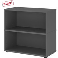 FlexWall | 2 OH | Korpus mit Stellfüßen - Graphit