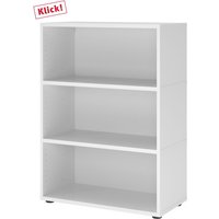 FlexWall | 3 OH | 3 x Korpus mit Stellfüßen - Weiß