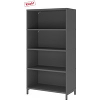 FlexWall | 4 OH | 4 x Korpus mit Sockelgestell - Graphit